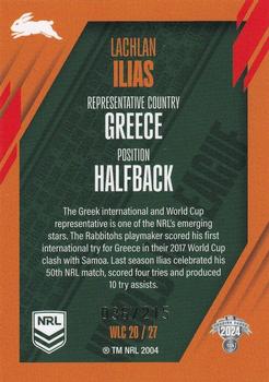 2024 NRL Traders Titanium - World In League Copper #WLC20 Lachlan Ilias Back